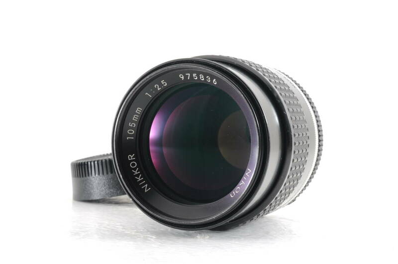 ニコン Nikon NIKKOR 105mm f2.5 Ai MF 一眼カメラレンズ 管GG3120