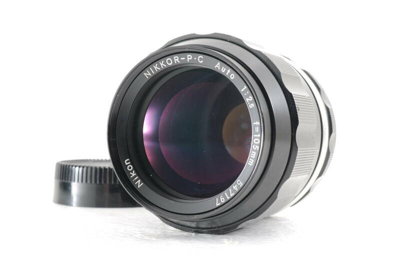 ニコン Nikon NIKKOR-P C Auto 105mm f2.5 MF 一眼カメラレンズ 管GG3216