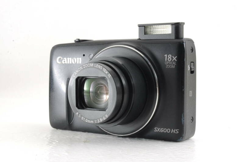 動作品 キャノン Canon PowerShot SX600 HS パワーショット 黒 ブラック コンパクトデジタルカメラ 管GG3221