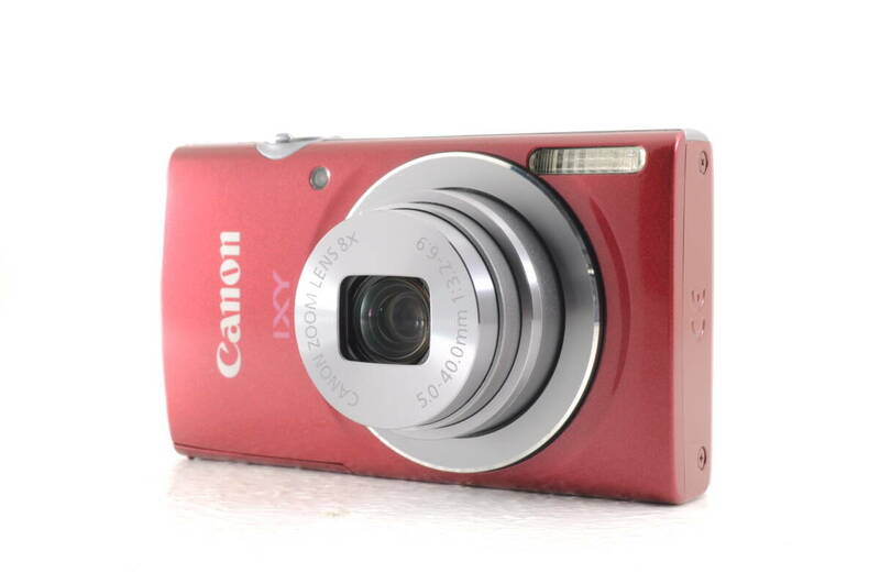 動作品 キャノン Canon IXY 120 赤 レッド コンパクトデジタルカメラ 管GG3222