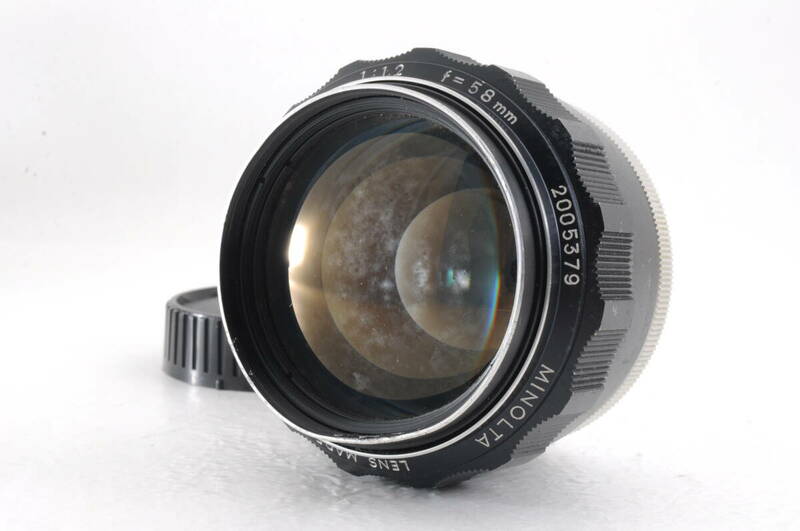 ミノルタ MINOLTA MC ROKKOR-PG 58mm f1.2 MF 一眼カメラレンズ 管GG3233