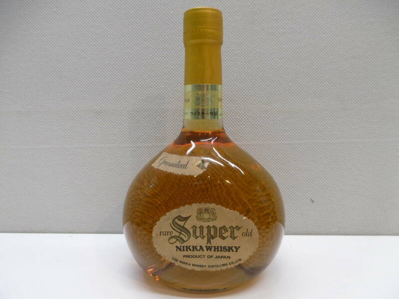 33171 酒祭 洋酒祭 ニッカウイスキー レアスーパーオールド 760ml 43度 未開栓 ウイスキー NIKKA rare Super old ラベル剥がれ有 古酒