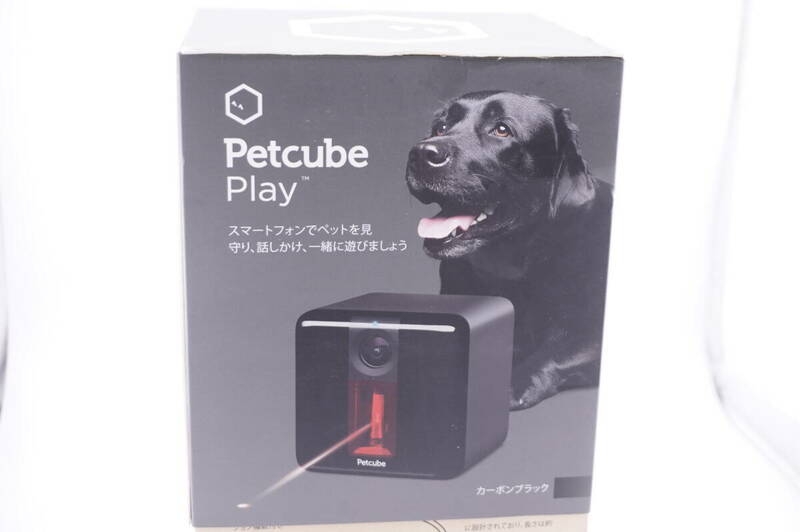 【未使用】　Petcube Play　ペットキューブ プレイ　Wi-Fi　ペットカメラ　カーボンブラック　黒　　