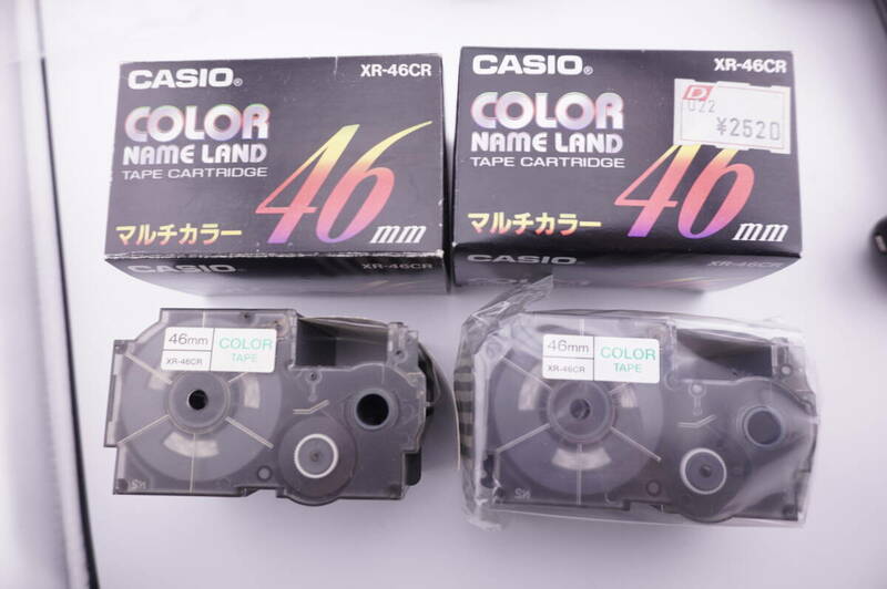 カシオ　ネームランド　マルチカラーテープ　46ｍｍ　CASIO　XR-46CR　★　18ｍｍも出品中