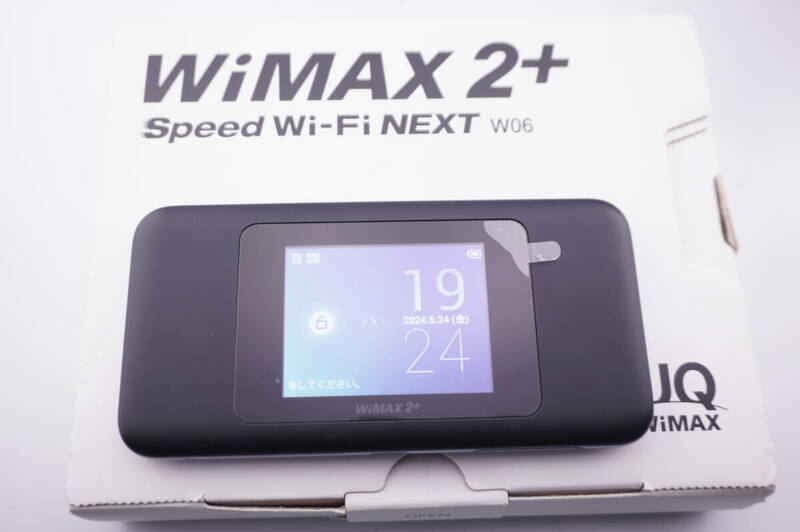 モバイルルーター　HUAWEI　W06　★　WiMAX　Speed WiFi NEXT　黒ｘ紺 
