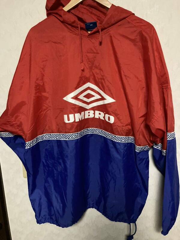 アンブロ UMBRO ピステ パーカー ナイロンジャケット XXL 90年代　ウインドブレーカー 90s