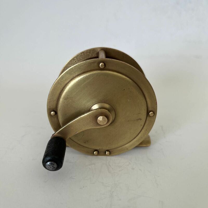 ビンテージ Little Brass Fishing Reel 英国製