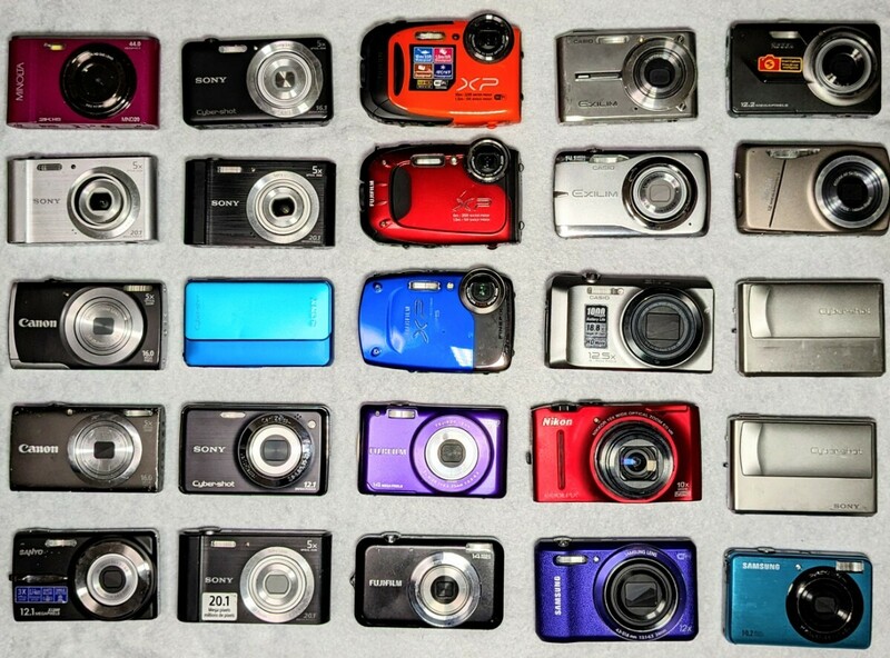 デジタルカメラ 25台まとめ売り デジカメ コンデジ 現状未確認中古品 /SONY/Canon/CACIO/FUJIFILN/Nikon/OLYMPUS/他