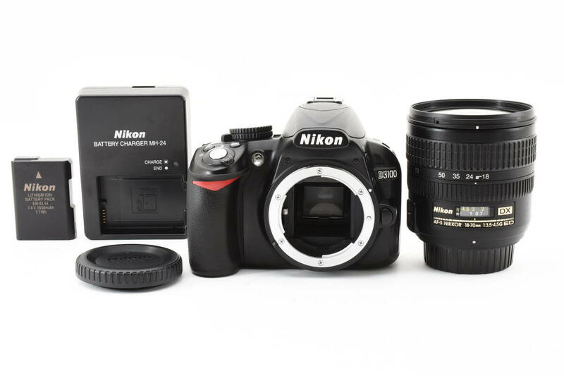 ■ 美品 ■ ニコン Nikon D3100 AF-S 18-70 レンズセット 《 S数13095回 》　A51S117S425DK C530