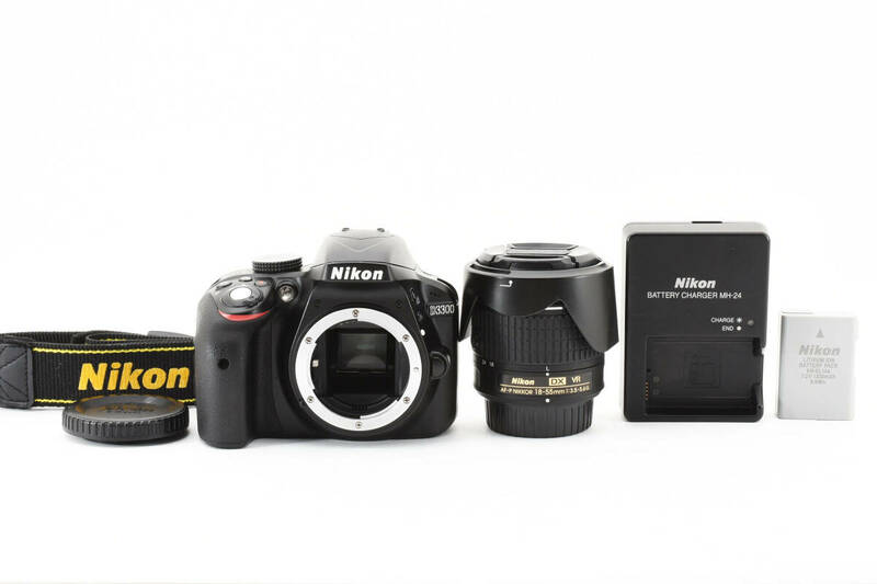 ■ 極少ショット数3706回 ■ ニコン Nikon D3300 AF-P 18-55 レンズセット　A51S2228S423DK C526