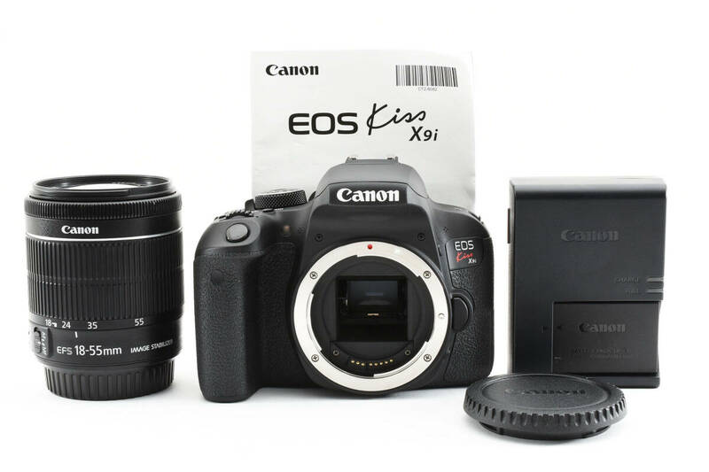 ■ 極少ショット数867回・ほぼ新品 ■ キャノン Canon EOS Kiss X9i EF-S 18-55 IS STM レンズセット　A510S542S2DK C551
