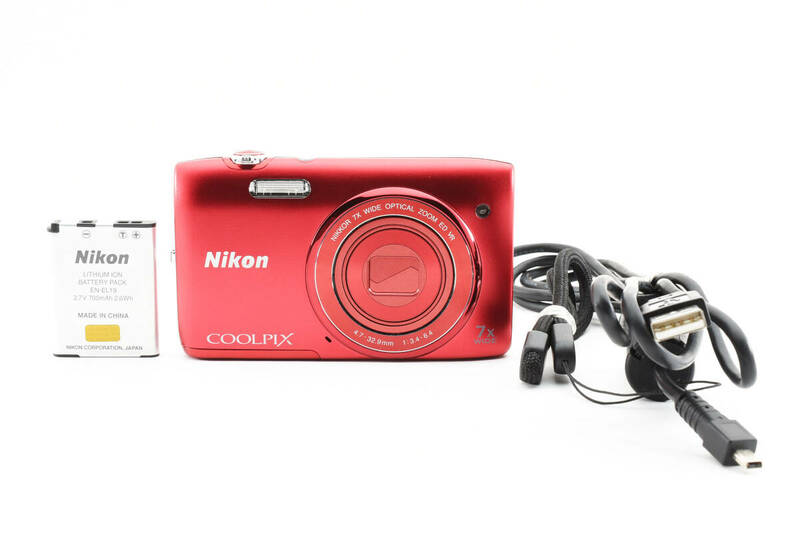 ■ 美品 ■ ニコン クールピクス Nikon COOLPIX S3500　A510S99S2DK C547