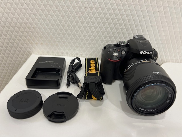 G「20361」Nikon ニコン D5300 デジタル一眼レフカメラ SIGMA DC 18-250mm 1:3.5-6.3 MACRO