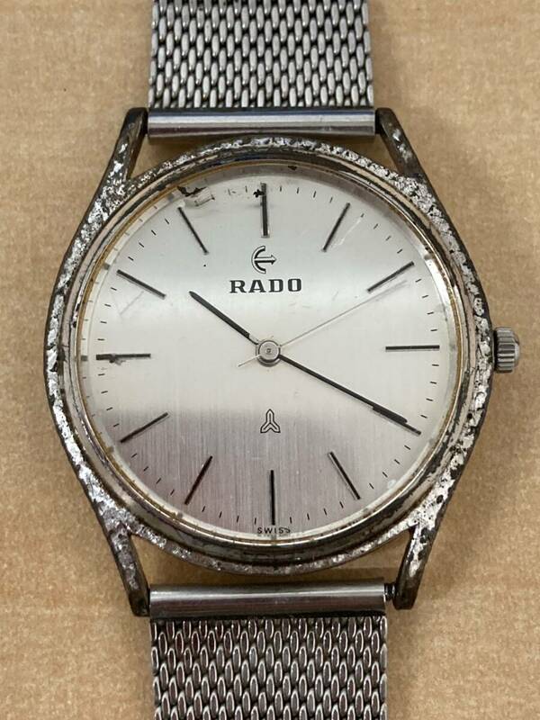 長「16070」RADO ラドー　腕時計　925刻印あり　シルバー　ベルト社外