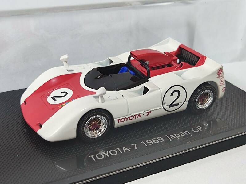 EBBRO 1/43 TOYOTA 7 Japan GP 1969 #2 White/Red [43663] /エブロ トヨタ7 日本GP