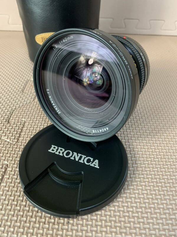 【1円】コレクター放出品 ZENZA BRONICA PS 40mm 95mm L-18 レンズ ゼンザブロニカ　現状品