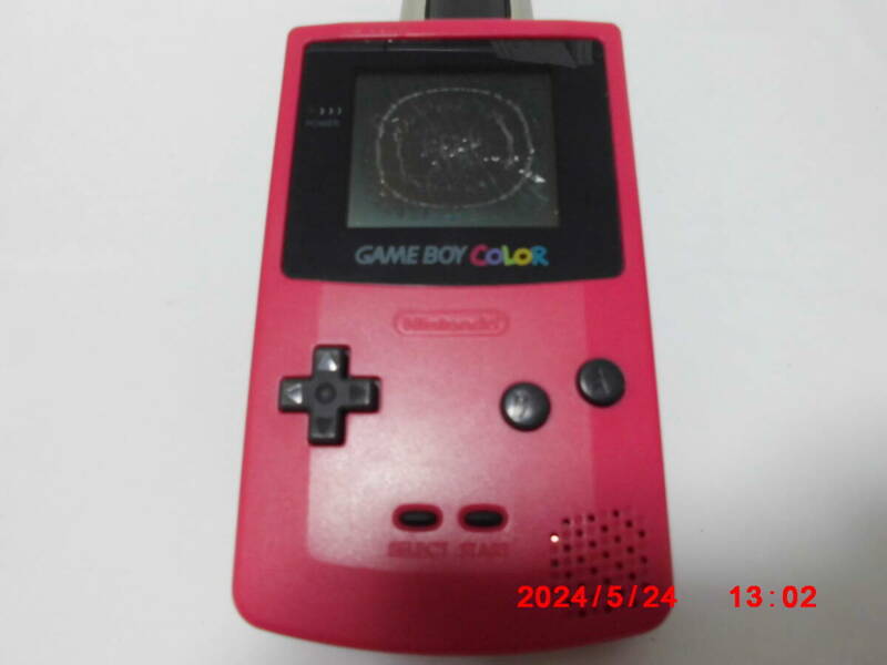 中古 ゲームボーイカラー　レッド GAMEBOY COLOR　シリアル： C20254460　送料520円