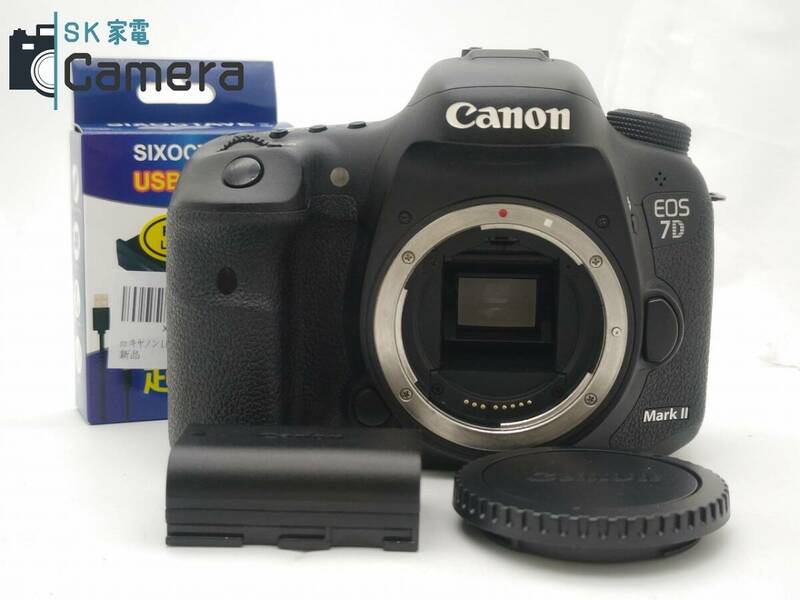 Canon EOS 7D Mark II キャノン 電池 充電器 付 マーク Ⅱ
