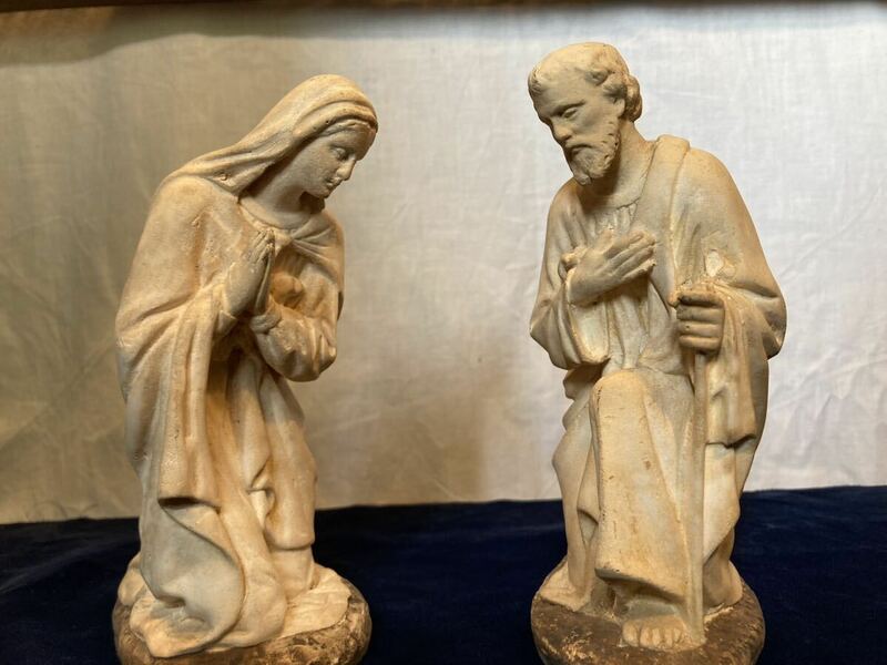 キリスト教 カトリック プロテスタント イエスキリスト 聖母マリア ペトロ キリスト降誕 アンティーク