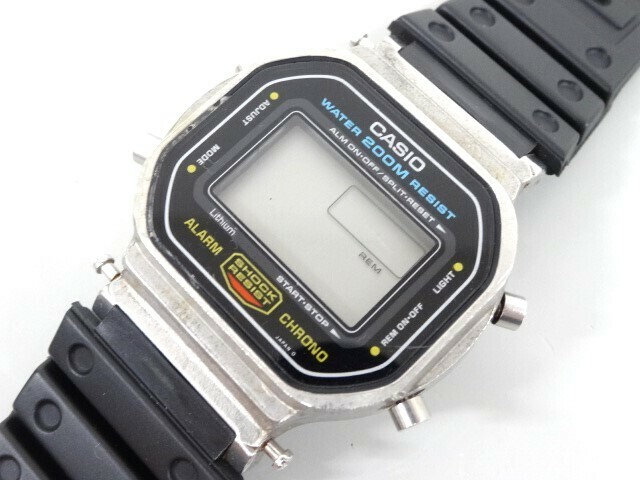 ジャンク CASIO カシオ G-SHOCK Gショック 901 DW-5600 豆電球 200M スクリューバック デジタル クオーツ 腕時計