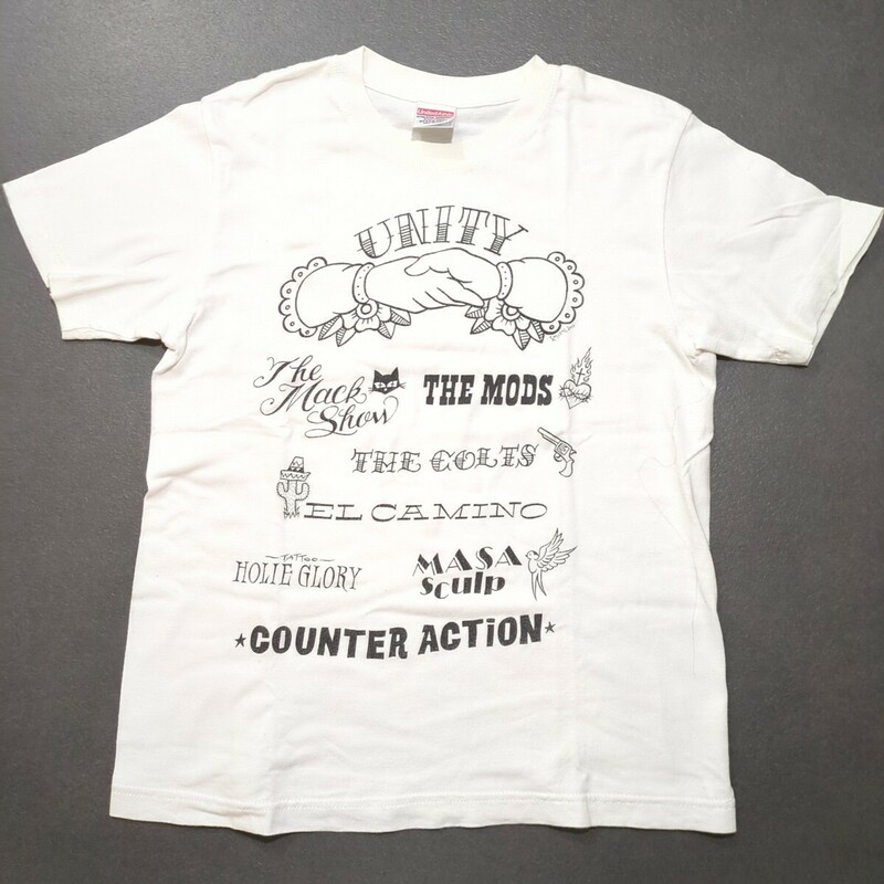 カウンターアクション Tシャツ S モッズ マックショウ COUNTER ACTION THE MODS The Mack Show THE COLTS EL CAMINO 限定　バンドT ロック