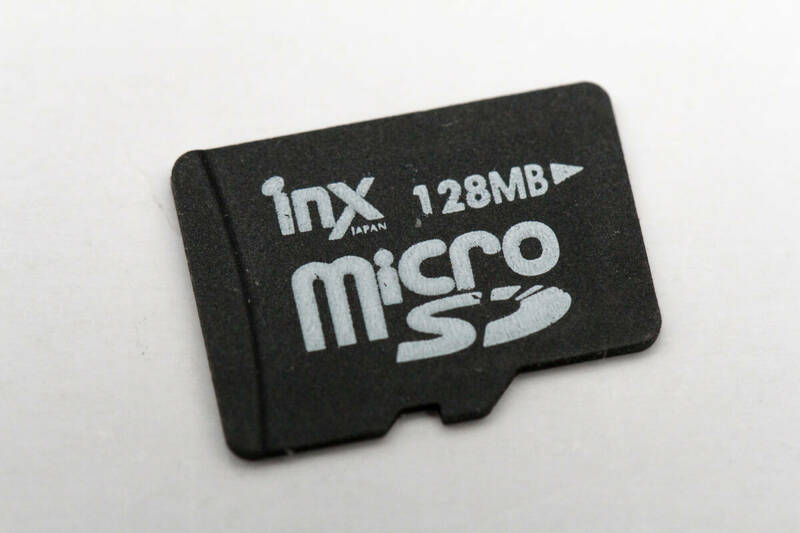 128MB microSDカード inx Japan