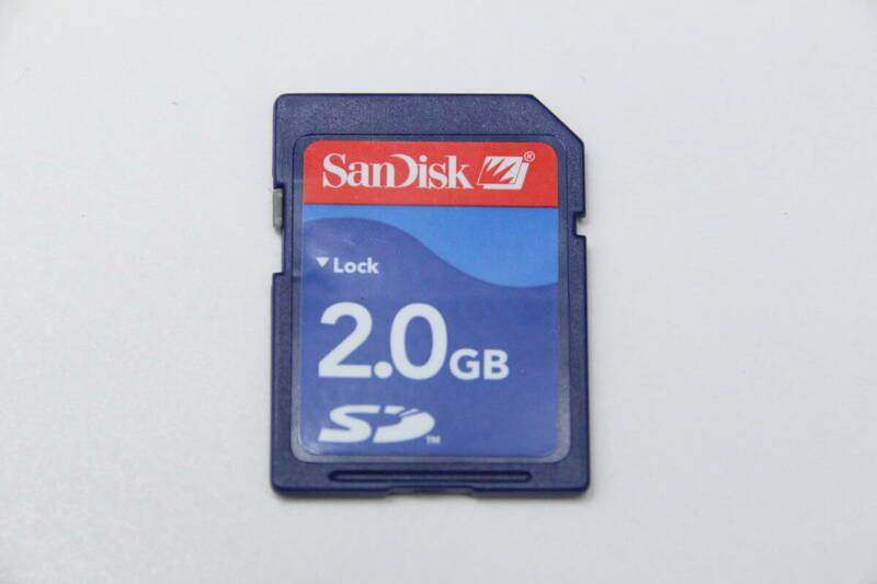 2GB SDカード　SanDisk 