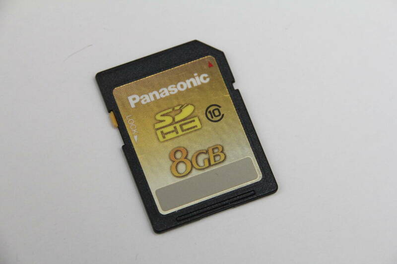 8GB SDHCカード　Panasonic class10 　