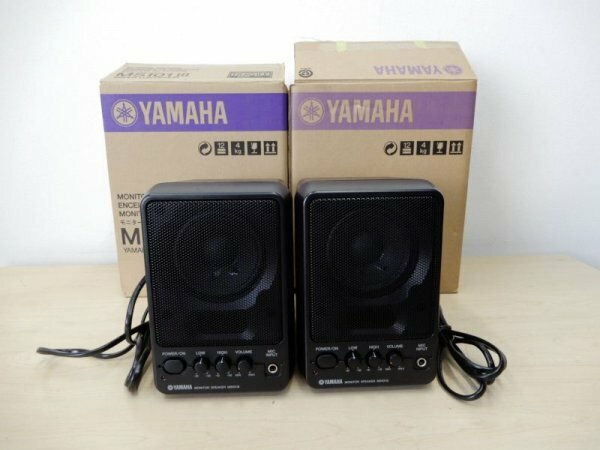 C02444★YAMAHA ヤマハ パワードモニタースピーカー MS101Ⅲ 2個セット / 3 現状品 オーディオ