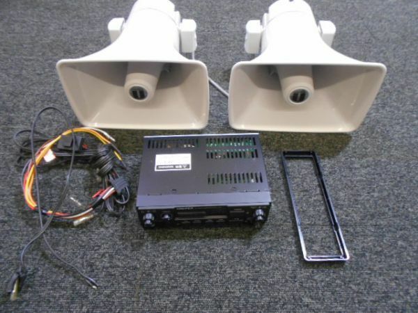 キレイ★ユニペックス　UNI-PEX SDレコーダー付車載アンプ　NDS-102A 拡声器　スピーカー　
