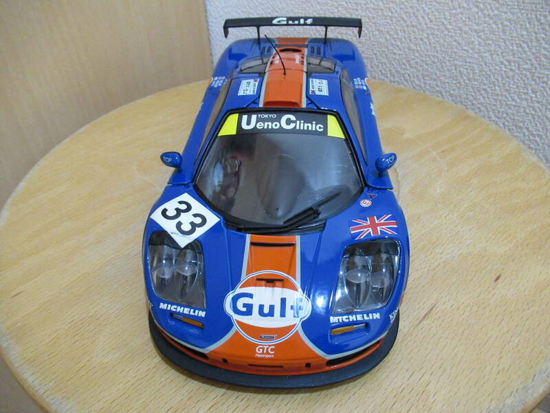 ★UT-Models　1/18　マクラーレン　F1　GTR　上野クリニック　Guif　＃33★