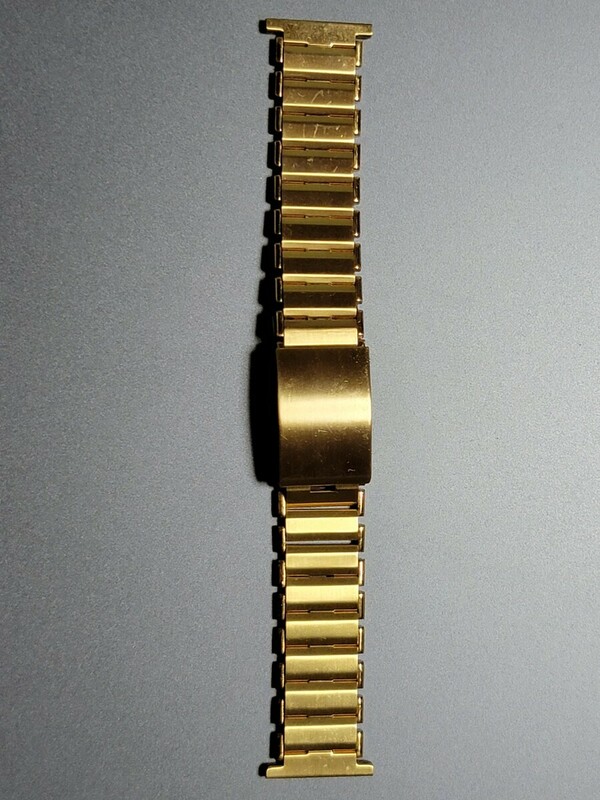 メンズ　腕時計　バンド　ベルト　男性用　ゴールド色　12mm k18 gp
