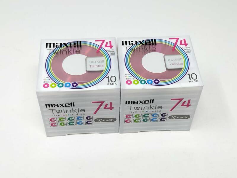 maxell マクセル Twinkle MDディスク　TMD74MIXK.10P 2個セット