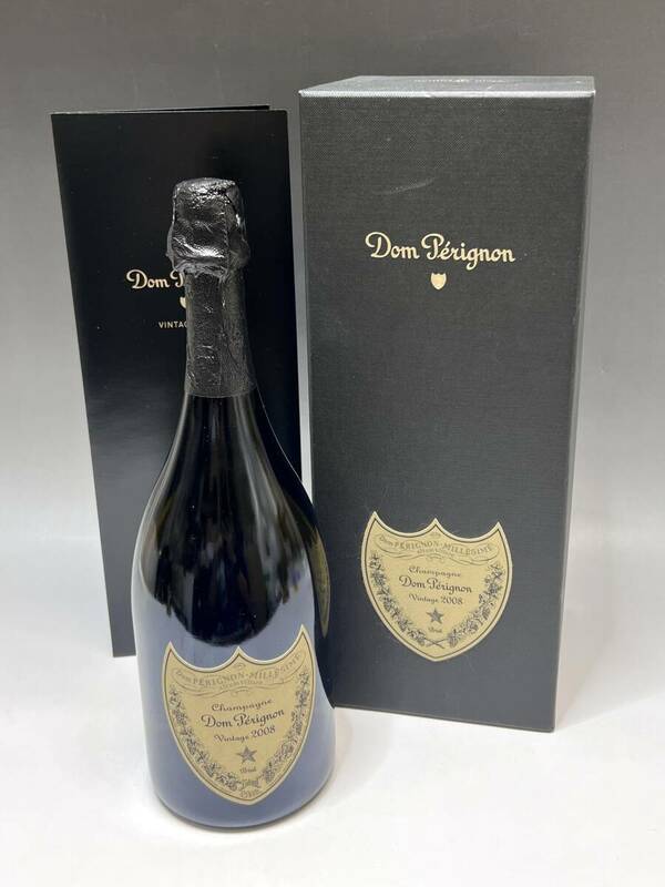 未開栓 ドンペリニヨン ヴィンテージ2008 12.5％ 750ml シャンパン Dom Perignon 洋酒 ワイン 箱/冊子付き フランス A