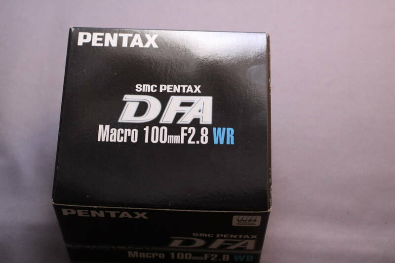 新品未使用　ペンタックス　SMC　Pentax　DFA　Macro１００ｍｍF2.8　WR