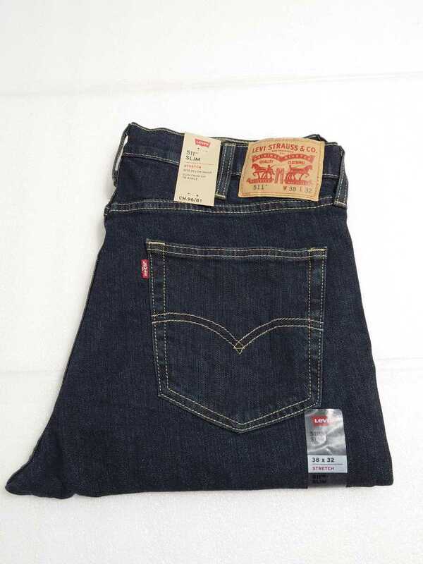 新品！　Levi's　リーバイス　511　SLIM　ダークインディゴ　W38　L32　スリム　045110535　デニム　ジーンズ　インディゴ　廃盤　ラスト