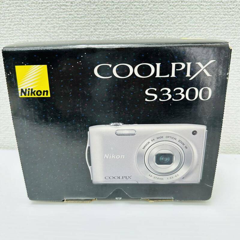  美品　Nikon ニコン COOLPIX S3300 コンパクトデジタルカメラ 