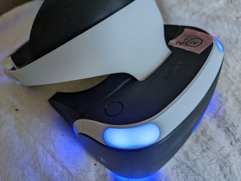 ②SONY　PSVR CUH-ZVR2　ヘッドセット　後期型　PS4　PS5