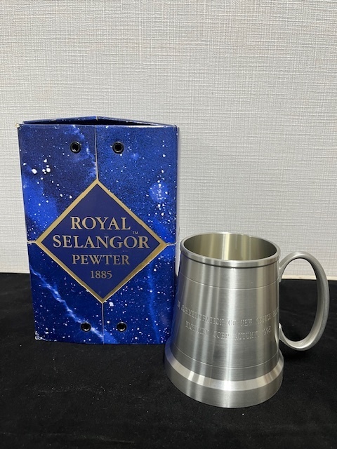 ROYAL SELANGOR PEWTER 1885 タンブラー グラス ロイヤル セランゴール ピューター アンティーク レトロ U642