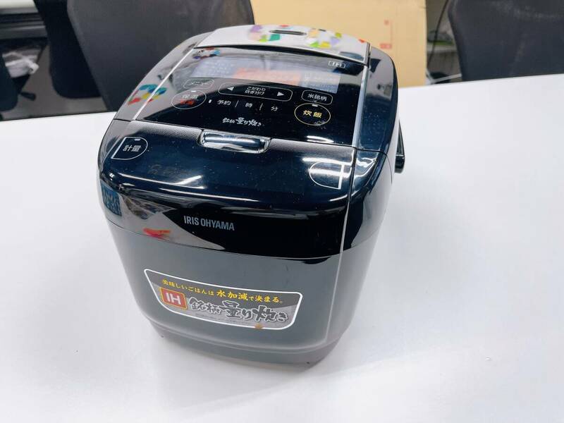 KPC-IC50-B ブラック アイリスオーヤマ IRISOHYAMA IHジャー炊飯器 (5.5合炊き)　2020年製 通電確認済み 動作品　中古（ス131）
