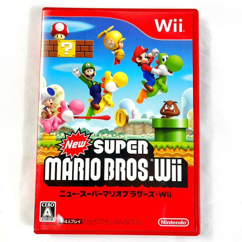 Wiiソフトニュー スーパーマリオブラザーズ Wii任天堂 1スタ1円スタート