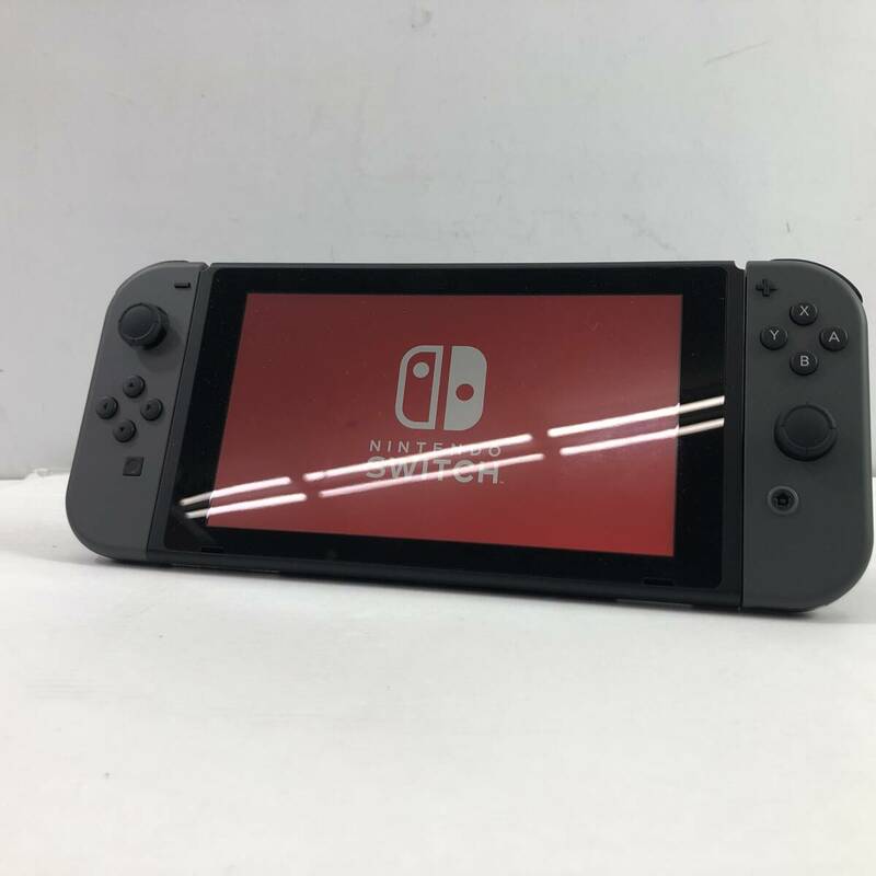 (27072)▲【1円～】Nintendo Switch 新型 グレー 本体のみ / 動作確認済み 任天堂 HAC-001(-01) 現状品