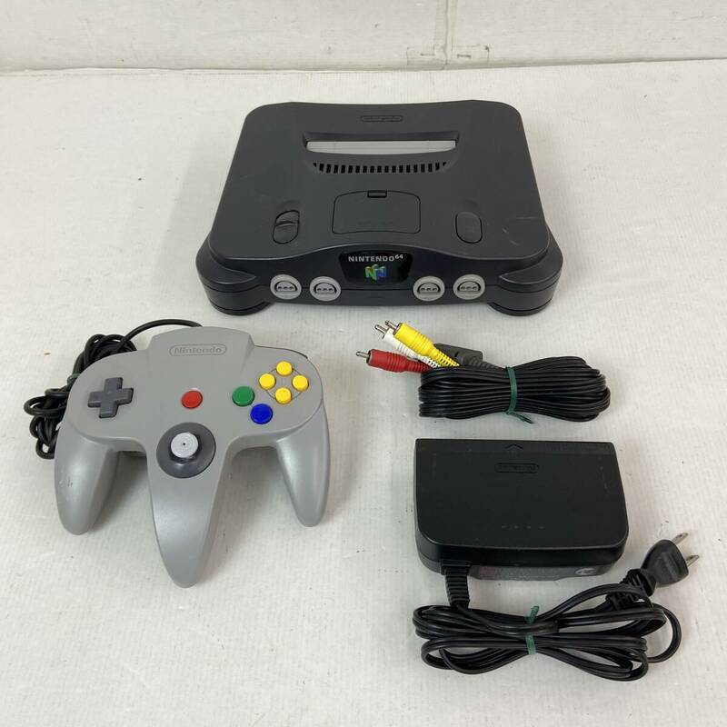 (27537)■ 【1円～】Nintendo 64 本体 拡張パック付き　※箱無し、基本動作確認済み　中古品