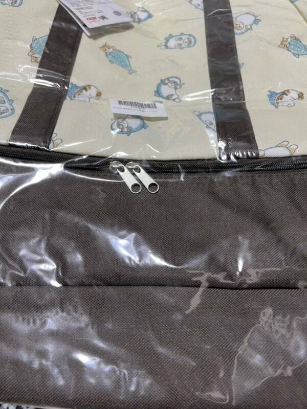 mofusand 保冷ポケット付き 2段 トートバッグ モフサンド サメ ショッピングバッグ エコバッグ