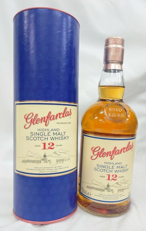 未開栓 Glenfarclas グレンファークラス 12年 700ml 43% ハイランド シングルモルト ウイスキー SCOTCH WHISKY 古酒 Lh2.10