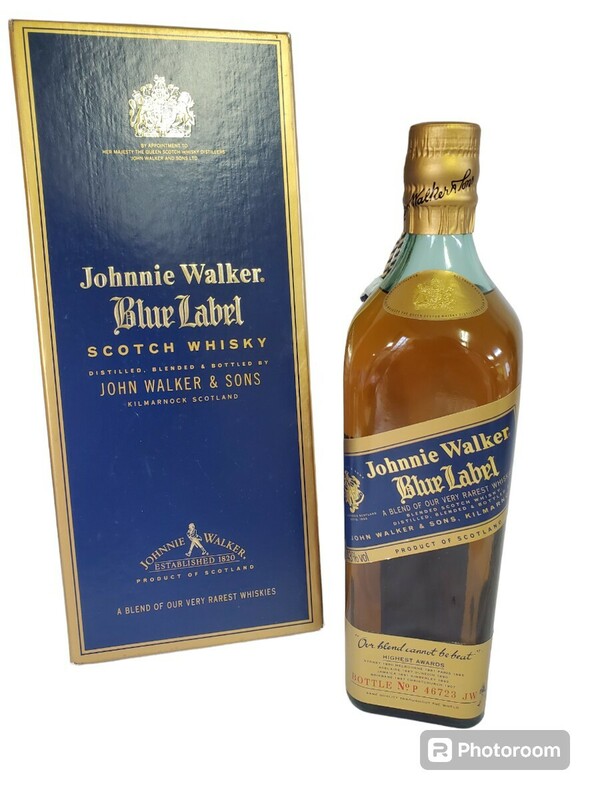 古酒 未開栓 Johnnie Walker BLUE LABEL ジョニーウォーカー ブルーラベル 750ml 43% スコッチウイスキー★05