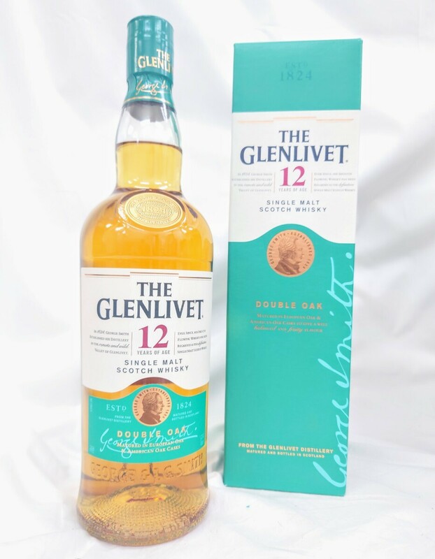 未開栓 GLENLIVET グレンリベット 12年 DOUBLE OAK 40％ 700ml ウイスキー SINGLE MALT SCOTCH WHISKY 古酒 Lh5.10