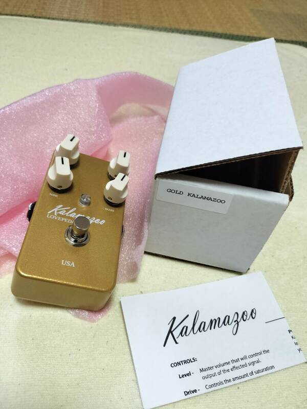 Lovepedal Kalamazoo GOLD　未使用　値下げ不可