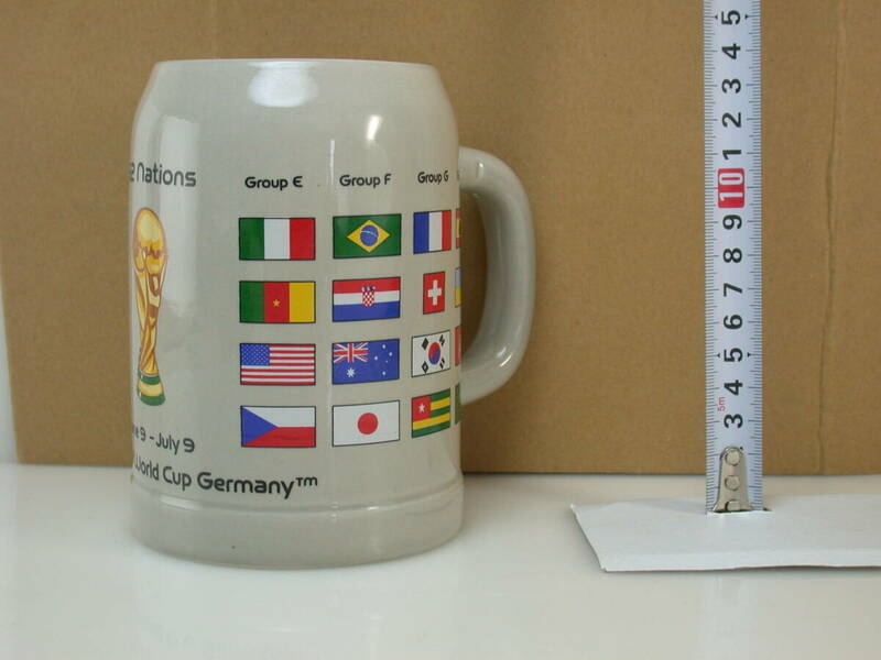 夢/・No7/2006 FIFA ワールドカップ（FIFA World Cup）ドイツ公式ライセンス品 ビアー マグカップ/500ml