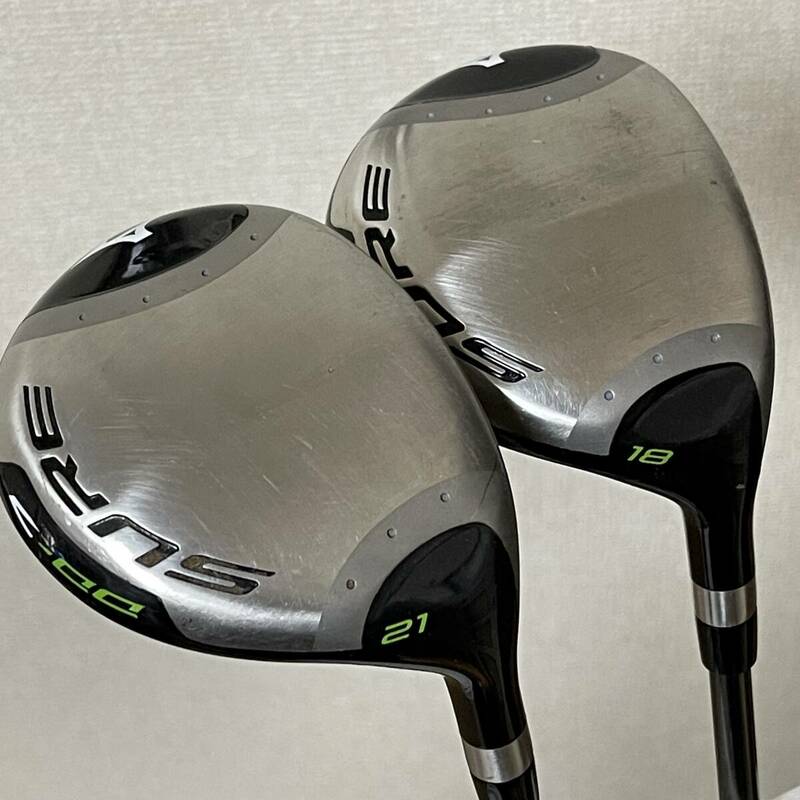 【5W 7W】MIZUNO ミズノ SURE DD フェアウェイウッド 2本セット シャフト EXSAR フレックス S